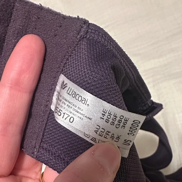 Wacoal Purple Sports Bra - Picture 2 of 3